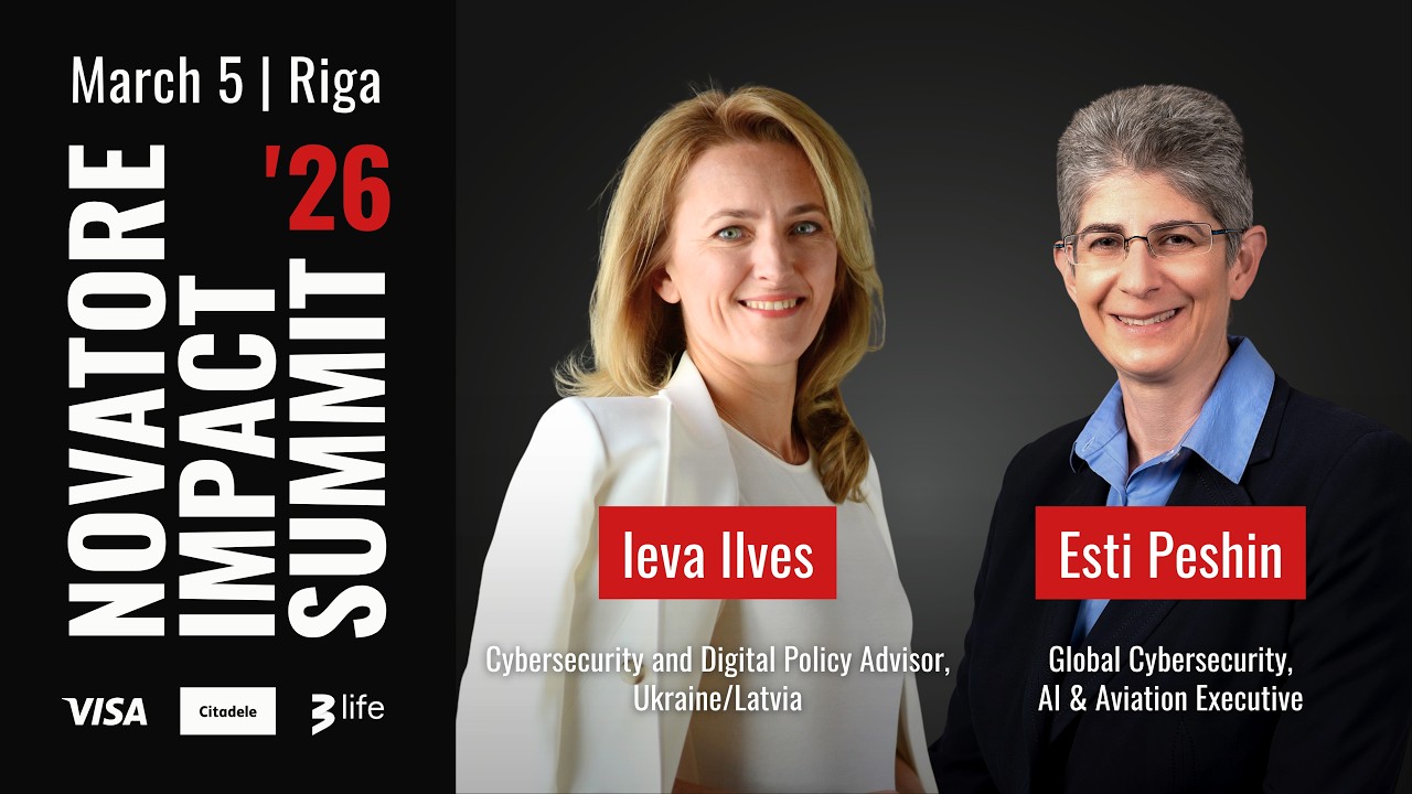 Esti Peshin, Ieva Ilves – The case for AI governance | Novatore Impact Summit 2026
