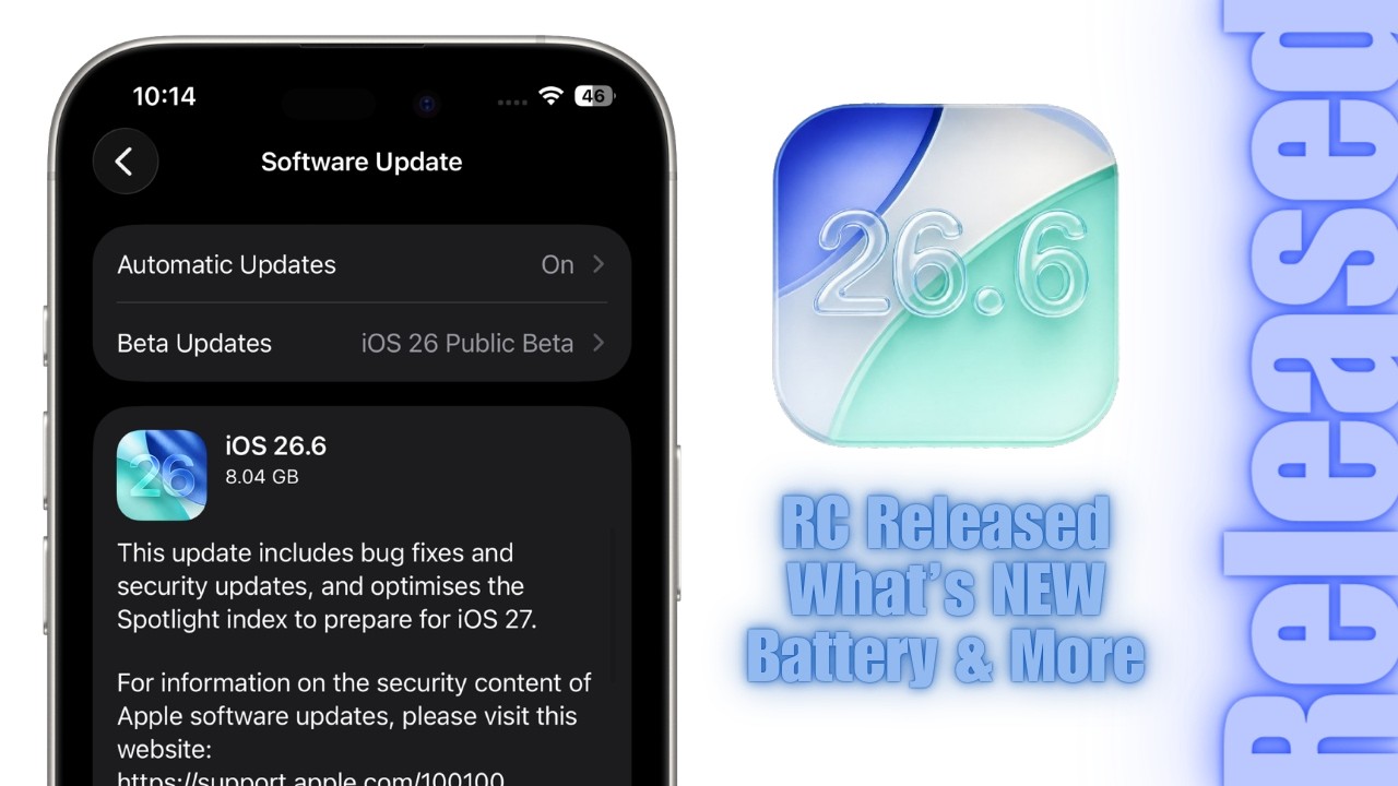 Вышла iOS 26.6 RC &mdash; что НОВОГО и другое