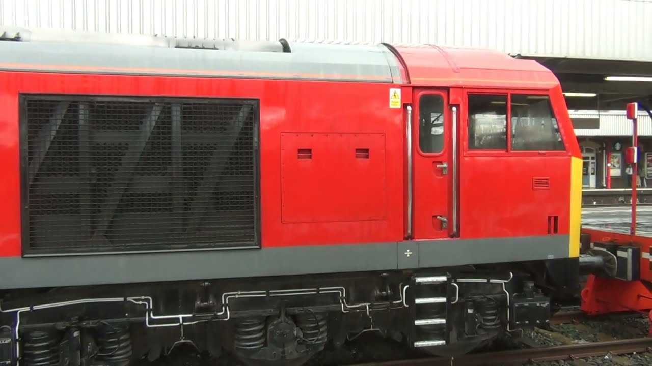 Pioneer DB CARGO diesel loco class 60 No 60 001 start up and depart light @ Stockport stn