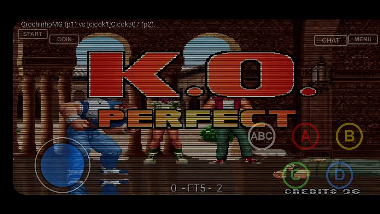 (P1) OrochinhoMG VS (P2) Cidoka07  Kf 98 GGPO online 