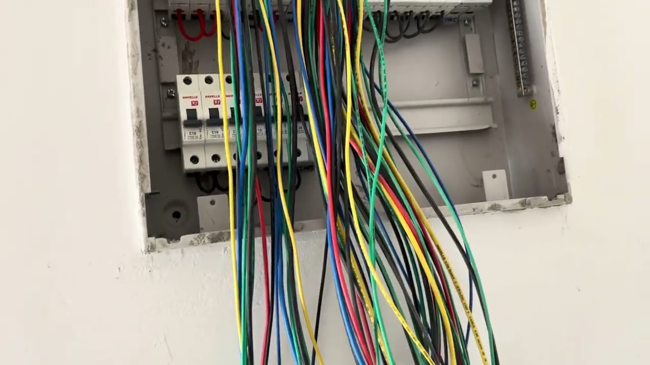 Wiring fitting work