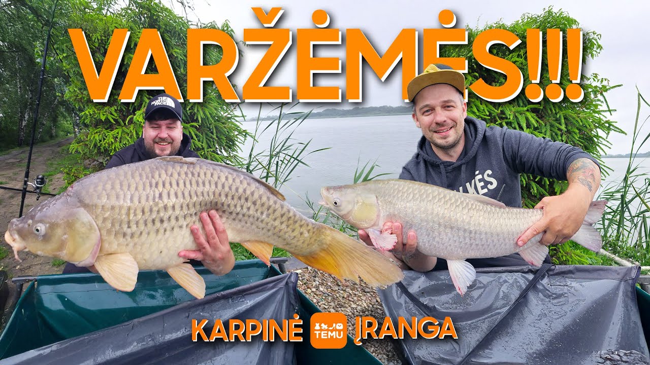 VARŽYBOS!!! Ar įmanoma žvejoti ant valo ir karpinės ritės iš TEMU?
