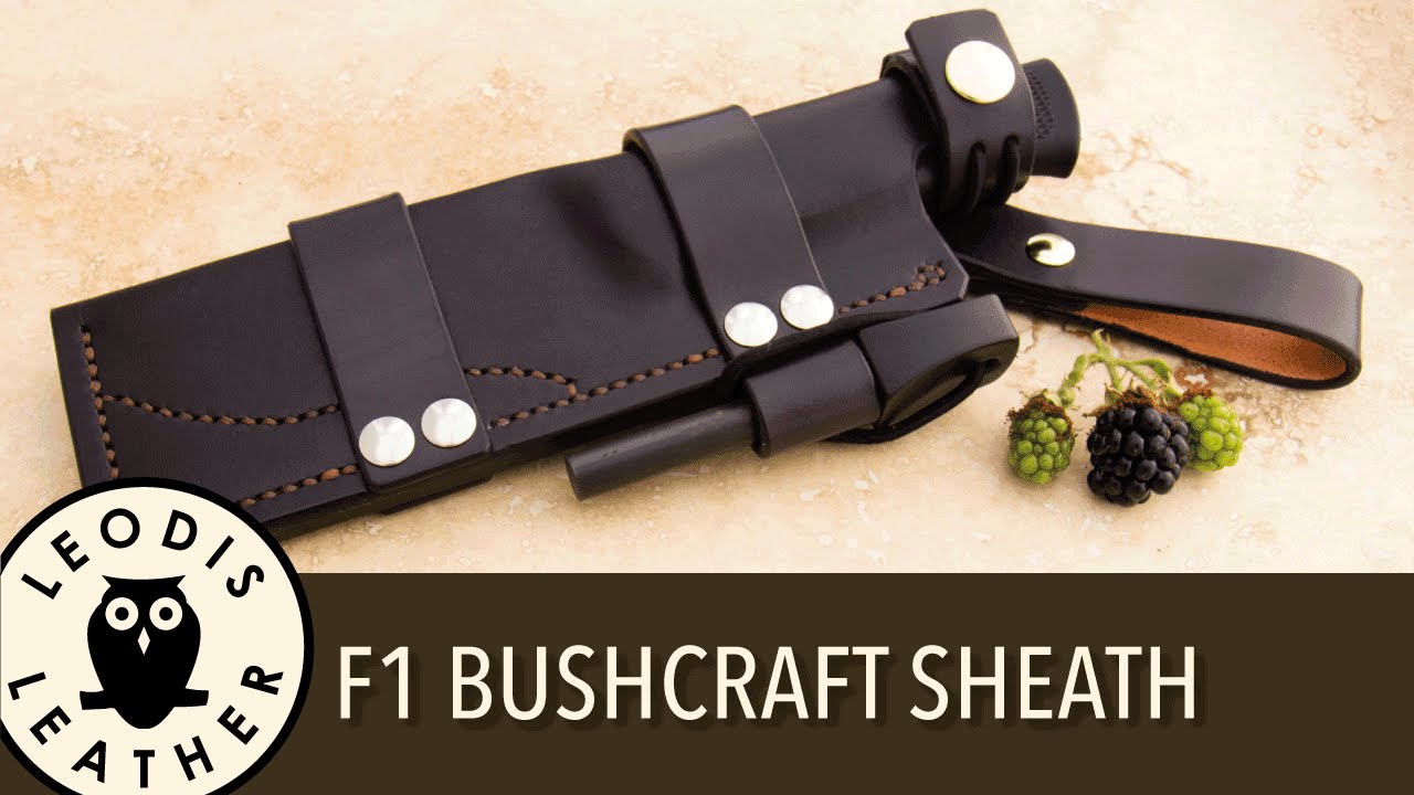 How to Make a Bushcraft Sheath for an F1 Style Knife
