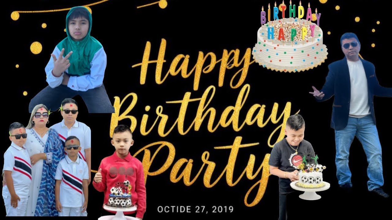 Birthday party vlog( vanjaharuko🎂)