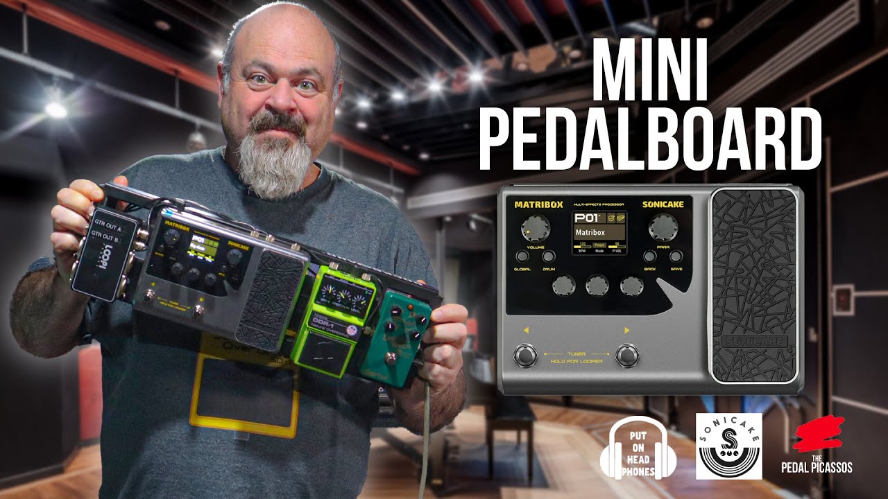 Mini pedalboard build with the Sonicake Matribox