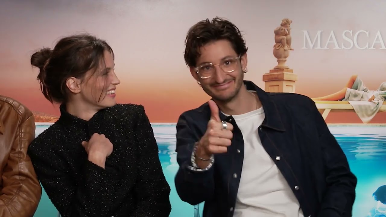 Interview de Nicolas Bedos, Pierre Niney et Marine Vacth pour Mascarade - UGC