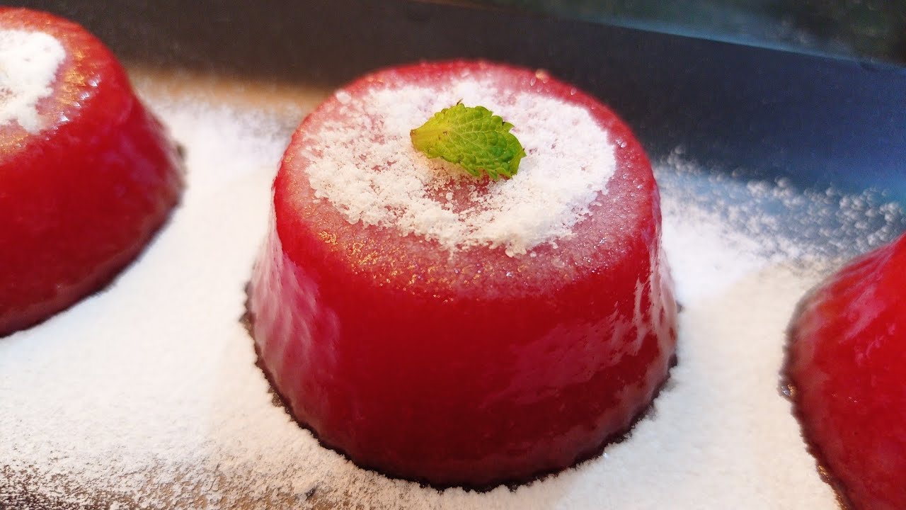 Watermelon Pudding Recipe | Easy Watermelon jelly at home | No Gelatin, No food color