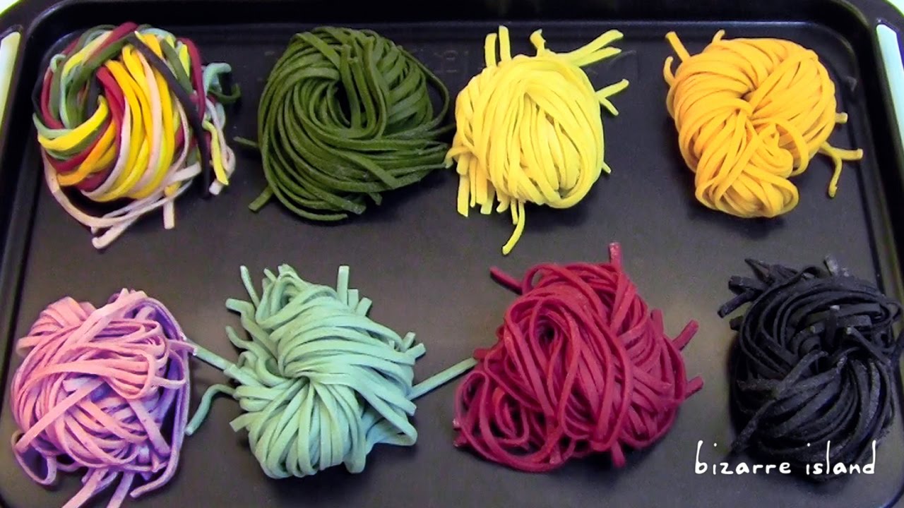 DIY All Natural n Vegan Fresh Rainbow Pasta Recipe🌈 | d for delicious