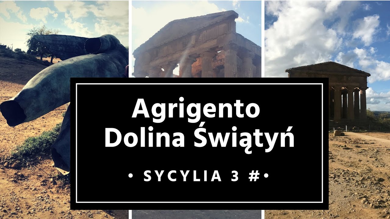Agrigento Sycylia Dolina Świątyń HD film