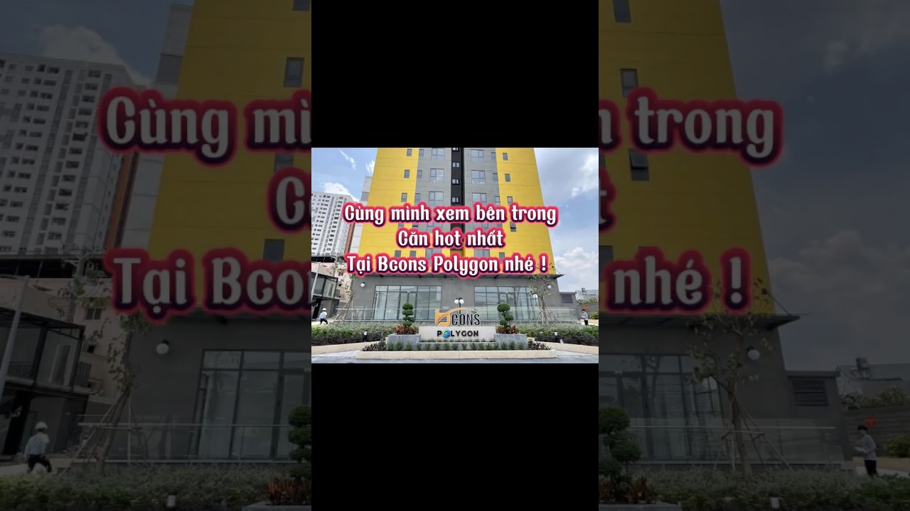 CĂN 1 PH&Ograve;NG NGỦ 41M2 TẠI BCONS POLYGON, AN B&Igrave;NH, DĨ AN #canhobinhduong #BCONSPOLYGON #bconscity