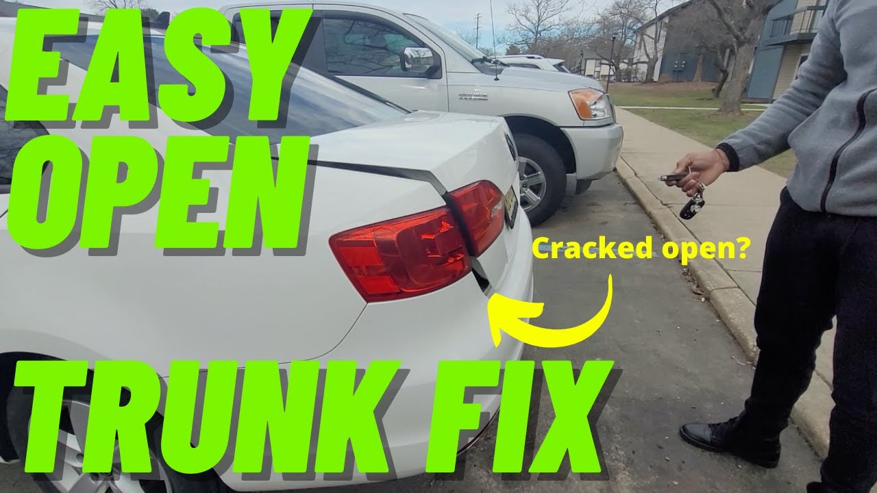Easy Open Trunk Fix