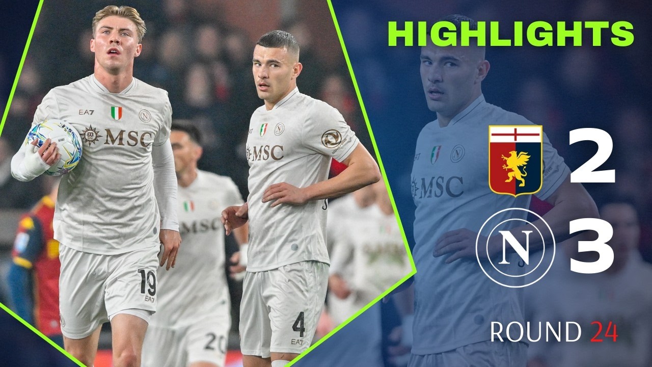 Genoa 2 - 3 Napoli | Highlights | Serie A 2025-26 | genoa napoli