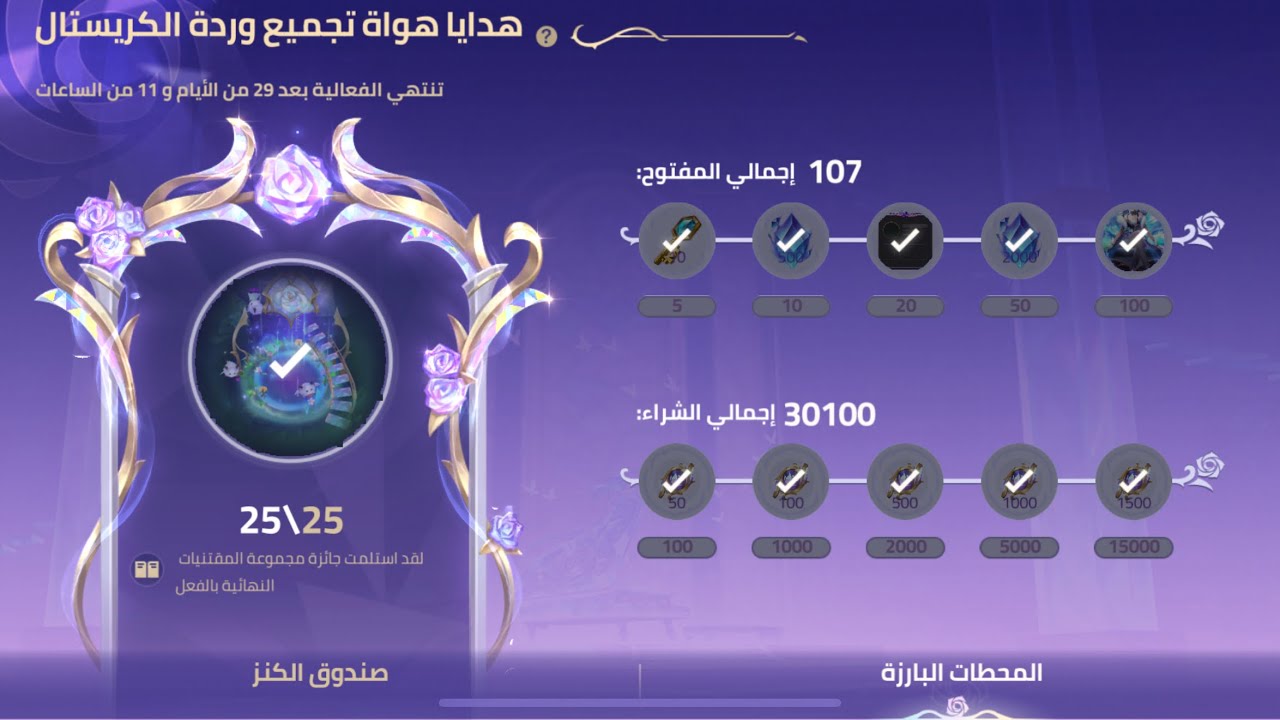 I spend 28k  to open all crystal rose in gatcha !