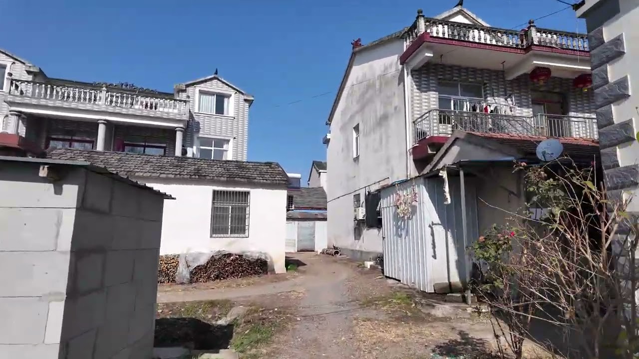 China Village Before Demolition | A  Walk Through  Rural China 4K