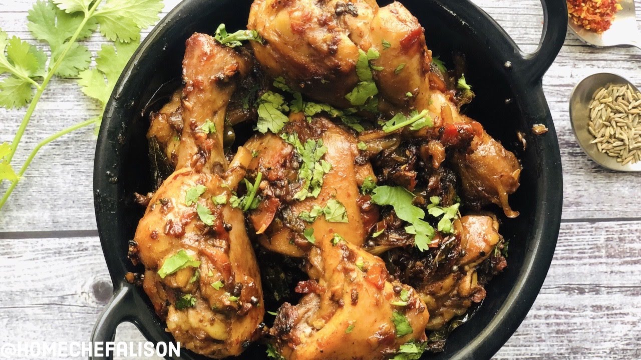 Khada Masala Chicken | Whole spices Masala Chicken | Masala Fry Chicken Recipe