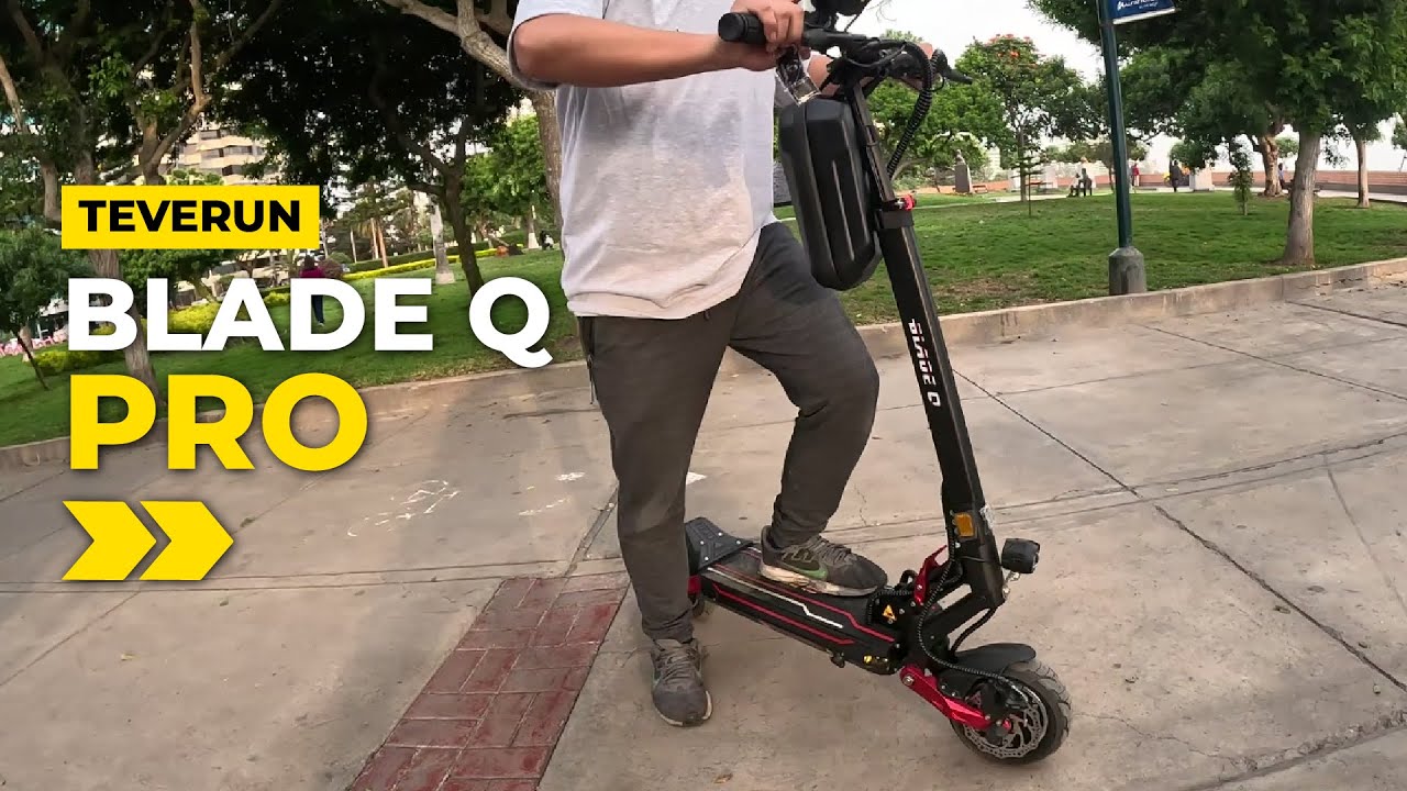 El nuevo scooter electrico con doble motor de la marca Teverun: la BLADE Q PRO