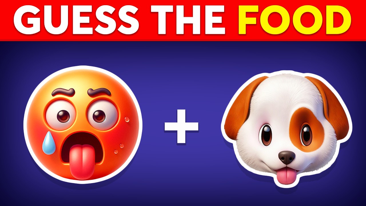 Guess the FOOD by Emoji? 🍔 Emoji Quiz