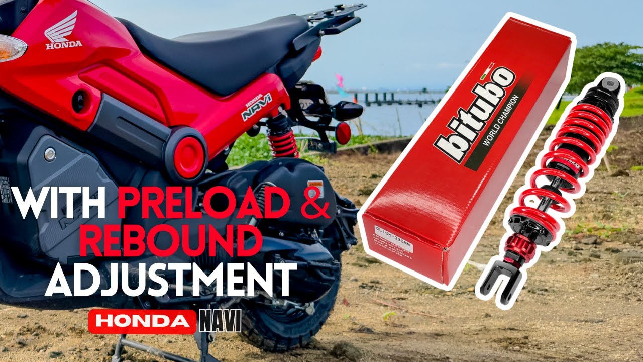HONDA NAVI 330MM REAR SHOCK BEST UPGRADE