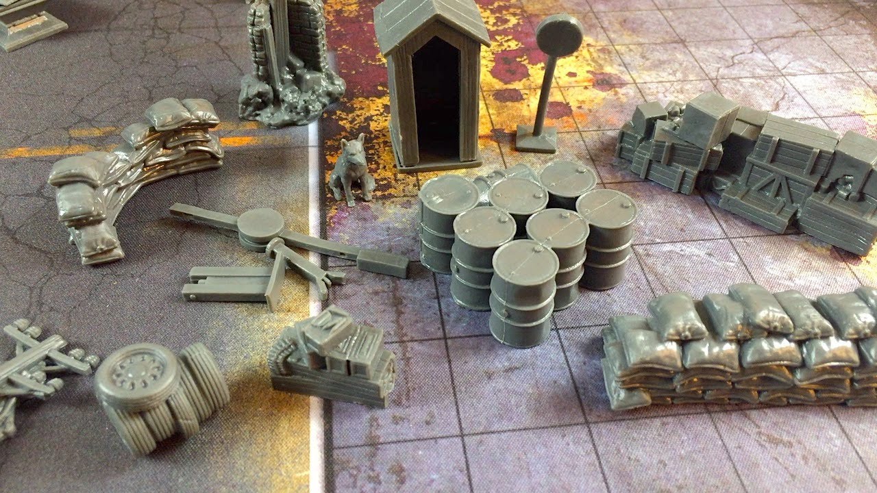 Mantic Terrain Crate 2 Scatter Terrain Unboxing