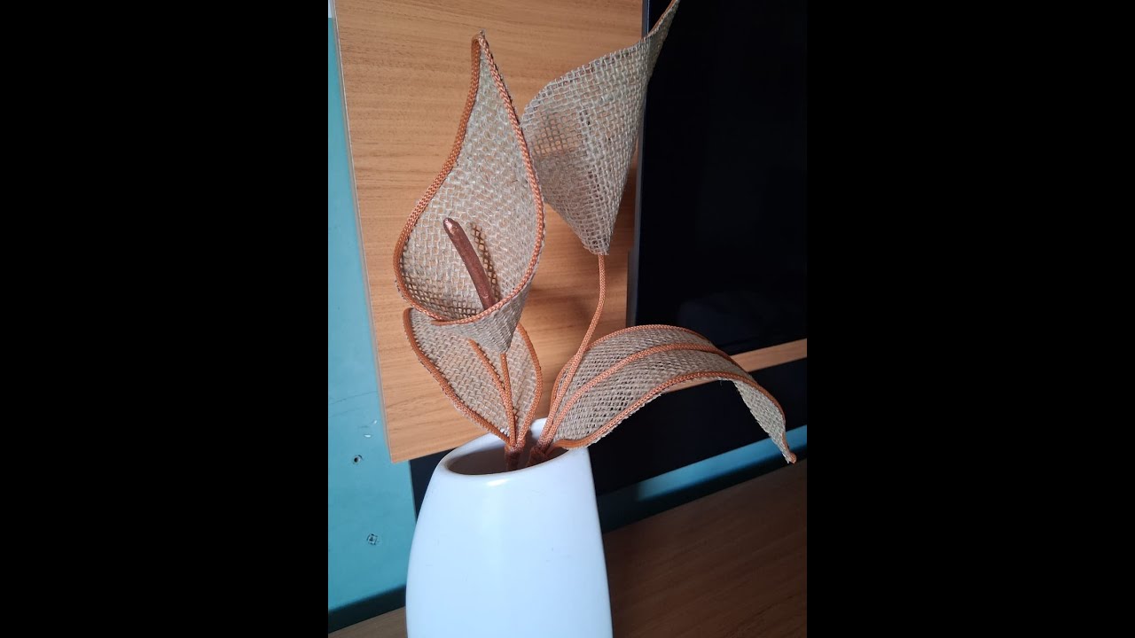 Copo de leite de juta