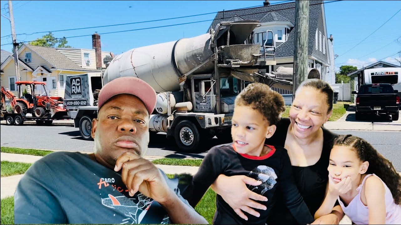 Jamaican building house in America,home improvement project.with money Make from Cleaning Toilet