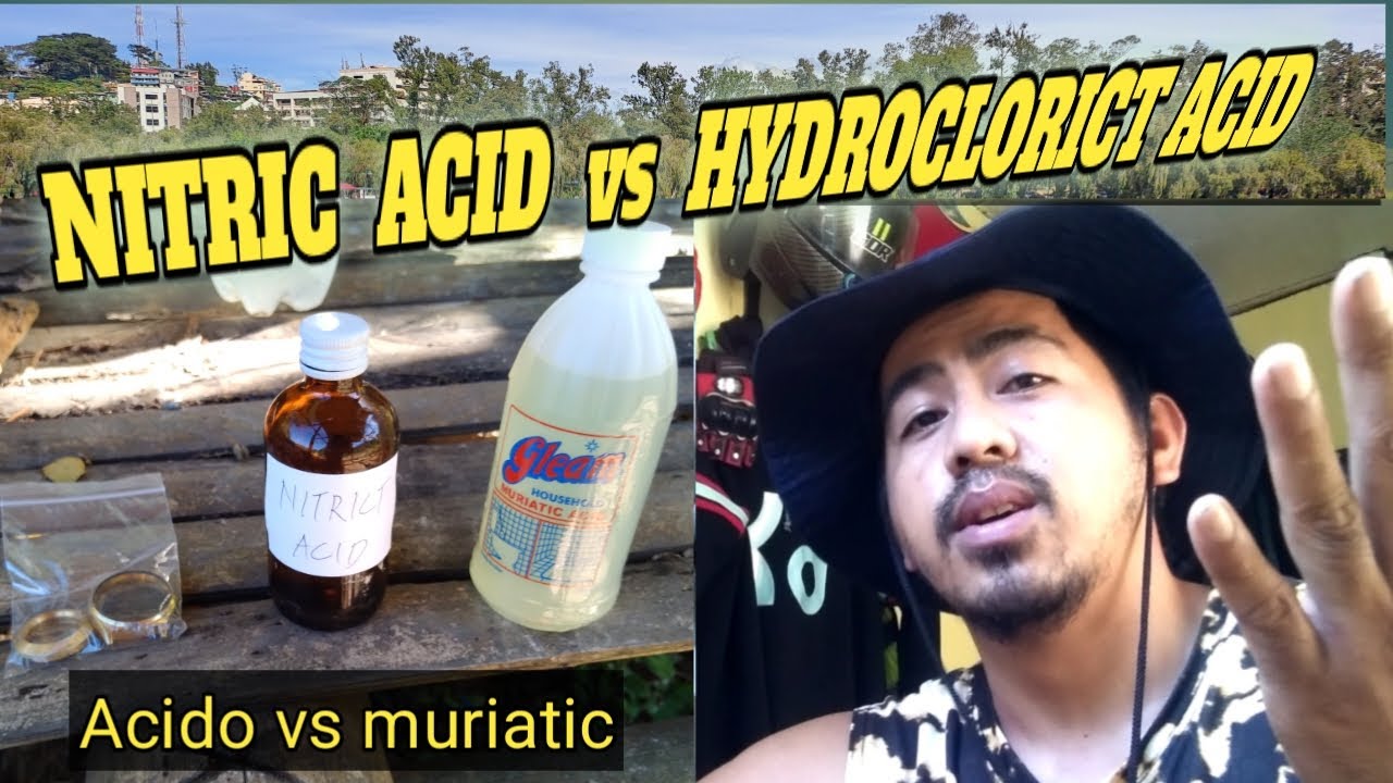 Ano Magandang Pang Test Ng Ginto | Nitric Acid or Muriatic Acid.