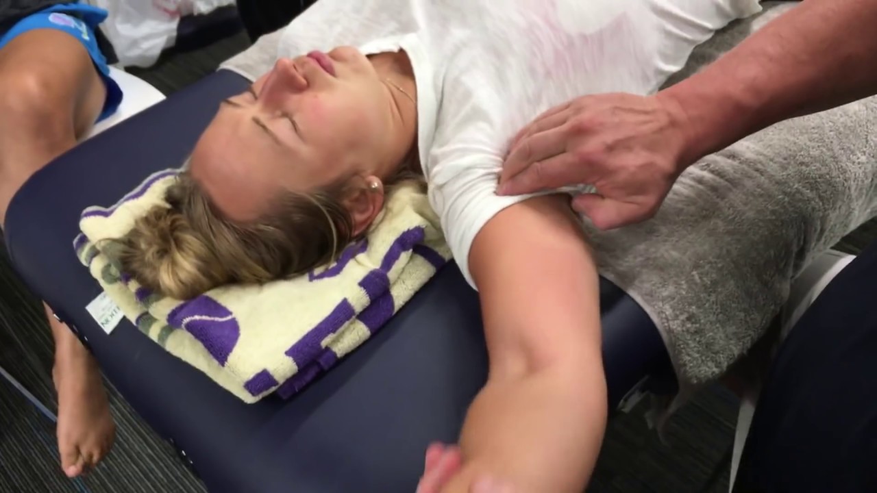 Deep Shoulder Massage for Frozen & Tight Shoulders. Brandon Works on NZ Olympic Javelin Thrower