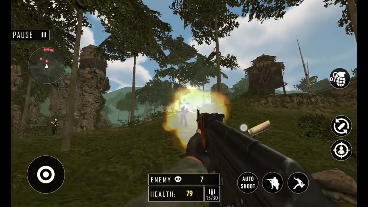 D-day World War 2 shooter, juego Androide de disparos, fps