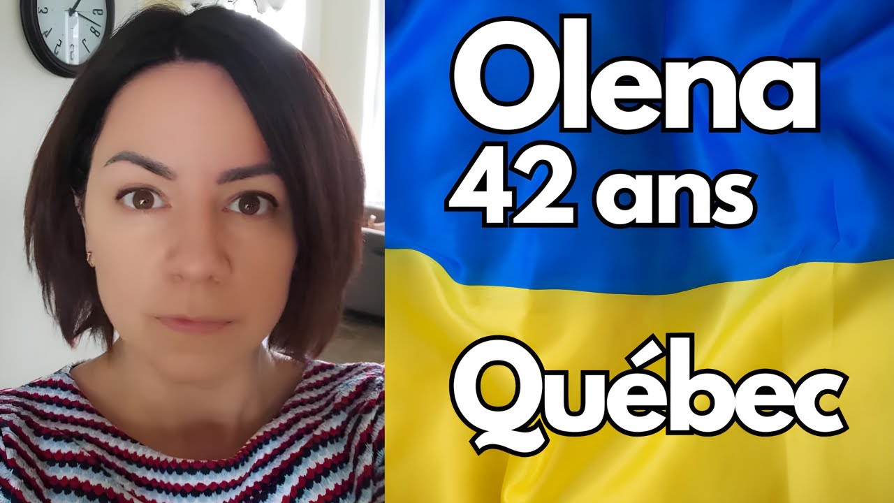 Une Femme Ukrainienne Qui Parle Français au Québec