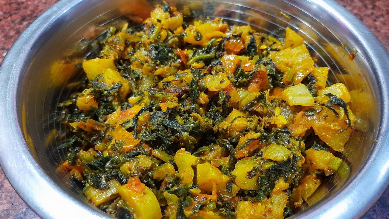 पालक मूली की सब्ज़ी | Palak Mooli Ki Sabji | Spinach Radish Recipe | Mooli Palak Recipe |