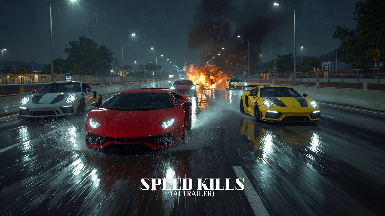 SPEED KILLS | Supercar Racing & Crashes | AI Trailer