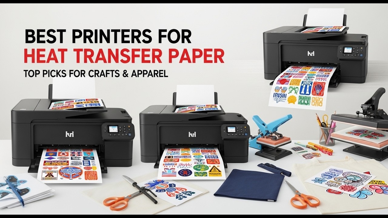 ✅ TOP 5 Best Printers for Heat Transfer Paper That Make Designs POP