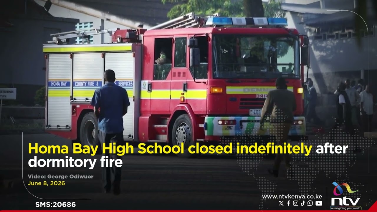Homa Bay High School closed indefinitely after dormitory fire