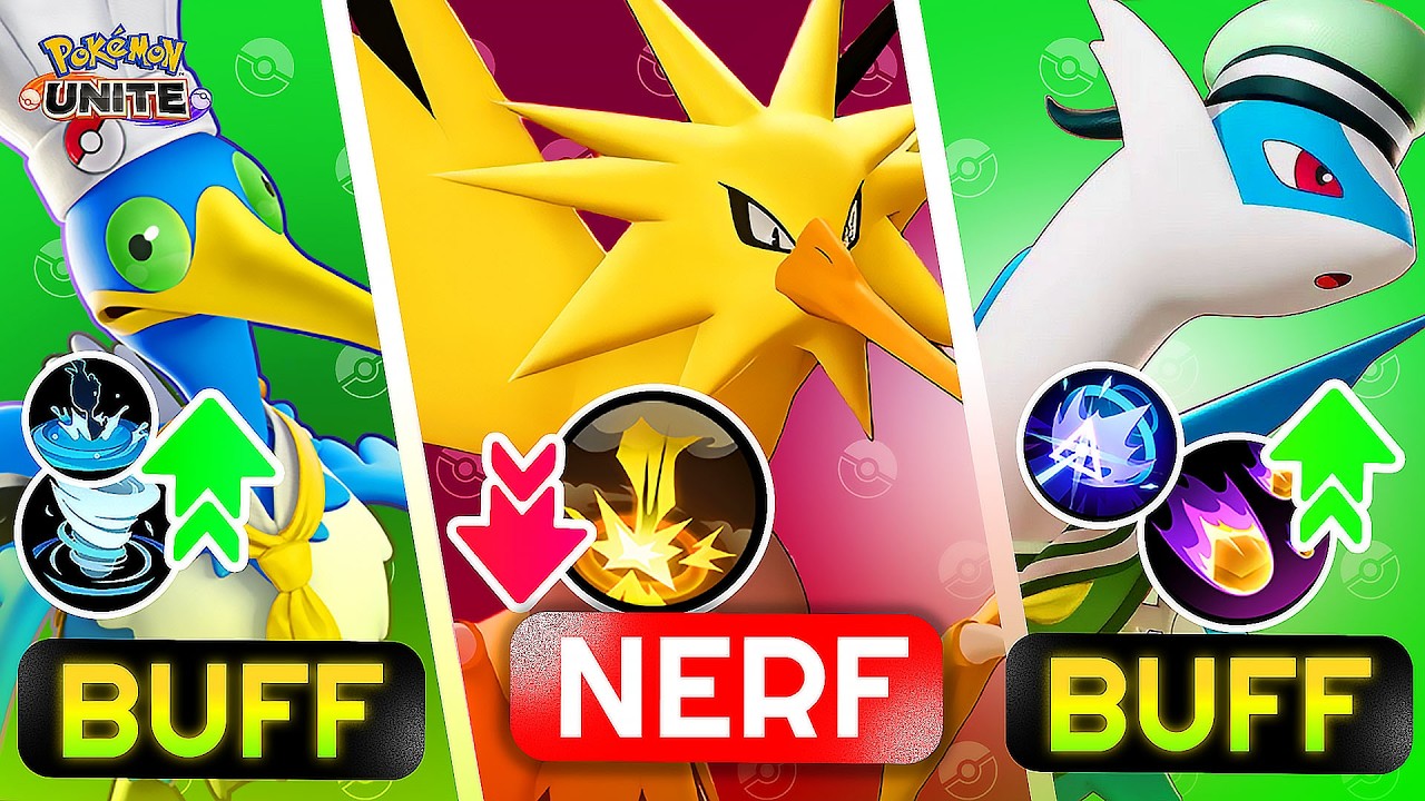 BUFF A LATIOS Y CRAMORANT ¡NERF A ZAPDOS! Así cambia el meta | Pokemon Unite