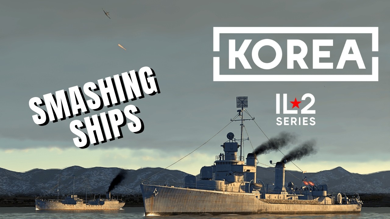 The Ship Damage Model Is Insane | IL-10 Naval Strike in IL-2 Korea