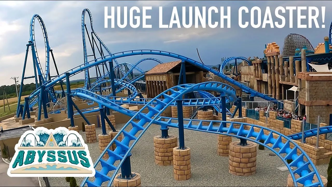 Abyssus Front Row POV Energylandia Vekoma Multi-Launch Coaster