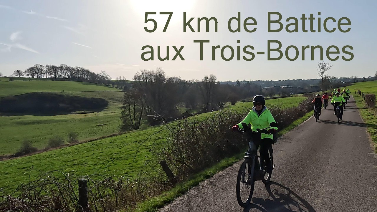 Les Trois-Bornes à vélo