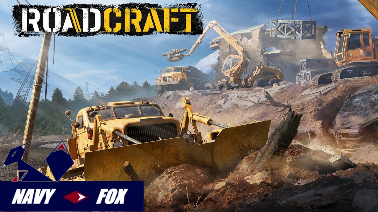 災害復旧をする工事車両ゲーやってみる！「RoadCraft」