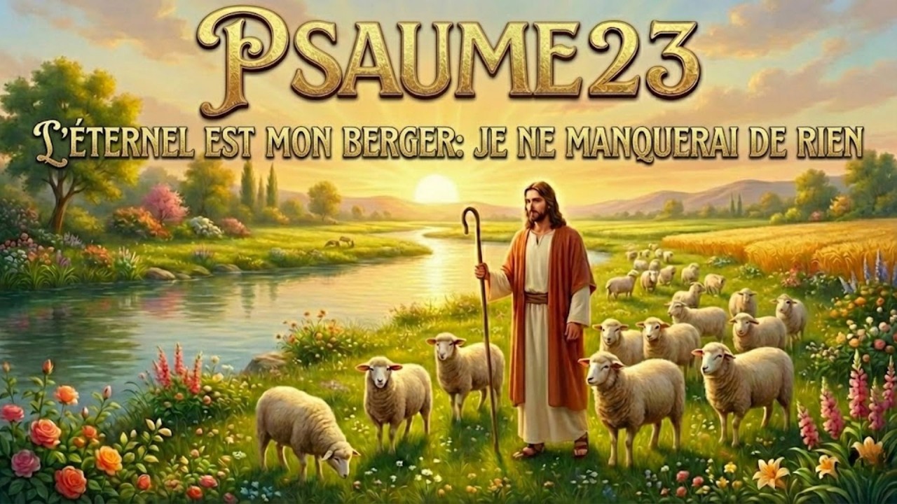 PSAUME 23 avec Prière du Matin | Le Seigneur est mon berger, je ne manquerai de rien 🙏