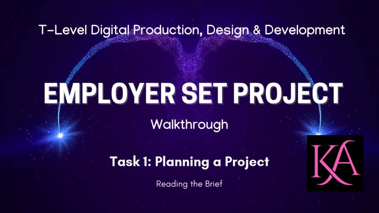 T-Level DPDD 2025 Employer Set Project Task 1 - Part 1: Reading the Brief