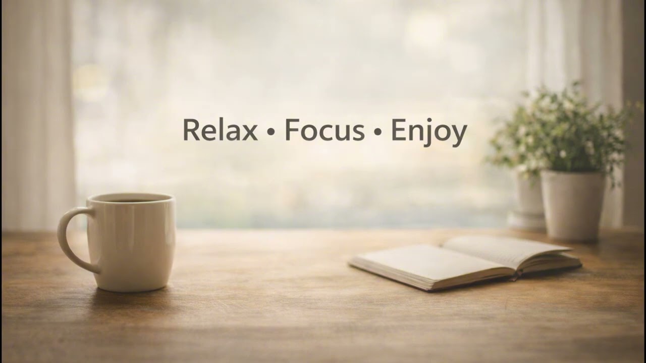 2 Hours Cozy Café Jazz ☕ Relax & Work  Background