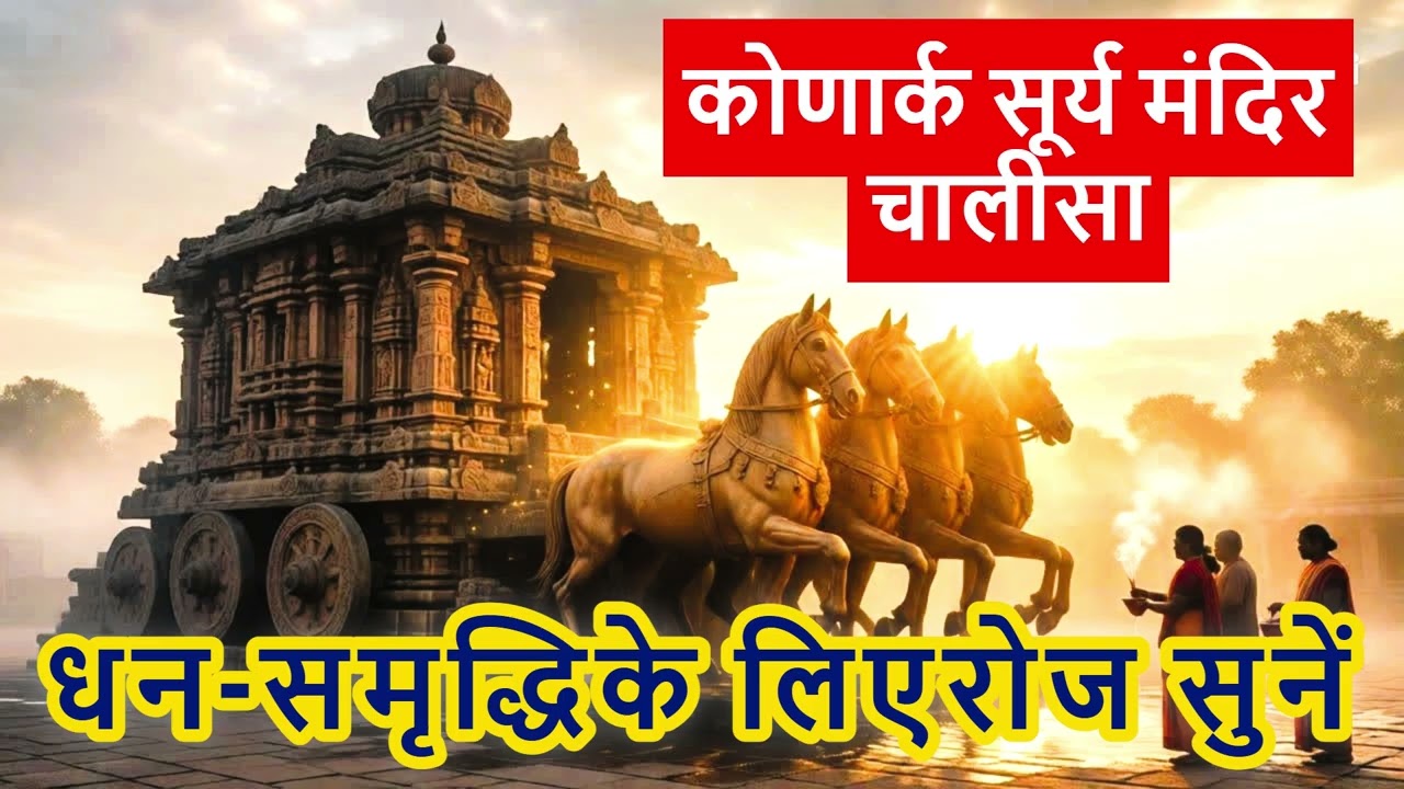 ☀️ Powerful Surya Chalisa | Konark Sun Temple Chalisa | Daily Morning Prayer 🌞 सूर्य देव चालीसा