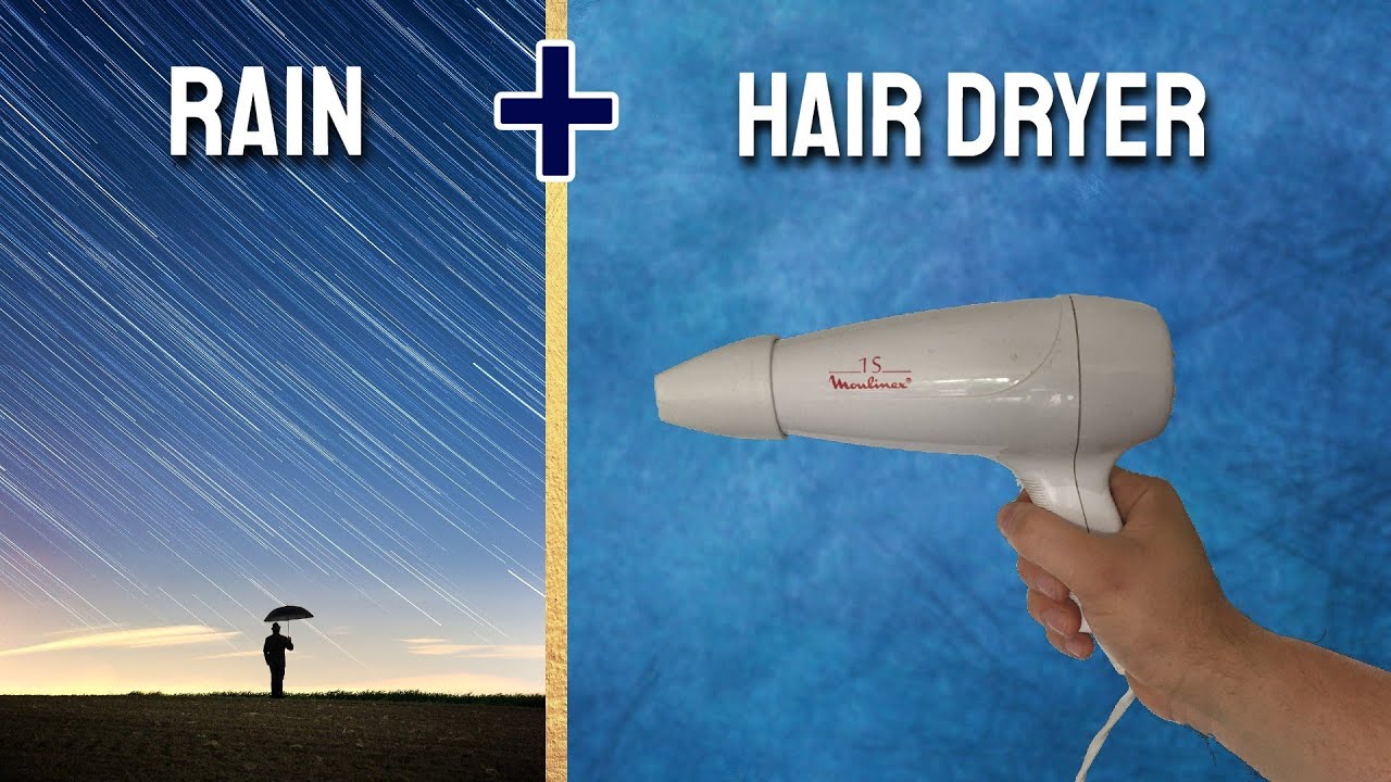 RAIN #11. HAIR DRYER sound, Bruit SECHE CHEVEUX, SECADOR de pelo, ASMR Hair dryer, RELAXING SOUND