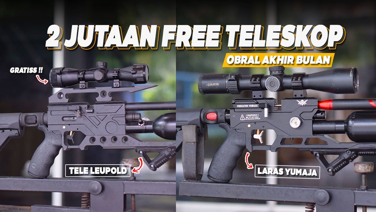 PROMO PREDATOR TACTICAL 2 JUTAAN FREE TELESKOP !! HARGA SENAPAN ANGIN PCP PREDATOR TERBARU 2026