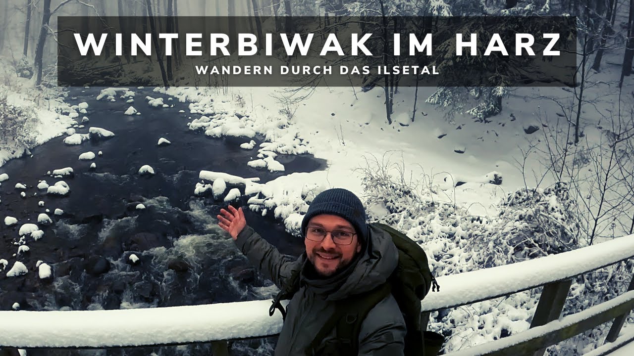 Wandern im Harz - Winter Biwak - Nightcat Ultralight Zelt und neues Mini Kochsystem