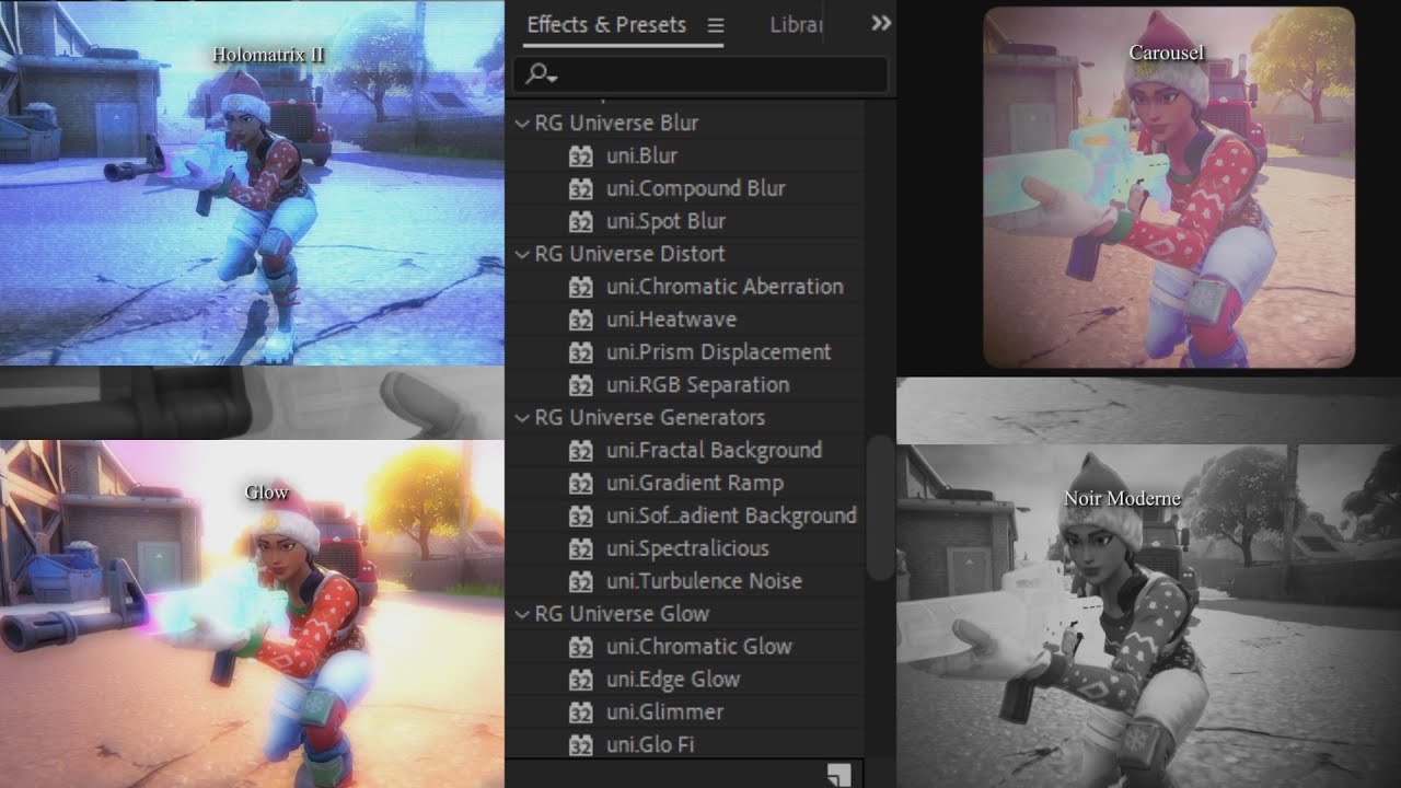 What Every Universe Plugin Effect Does Look [After Effects]