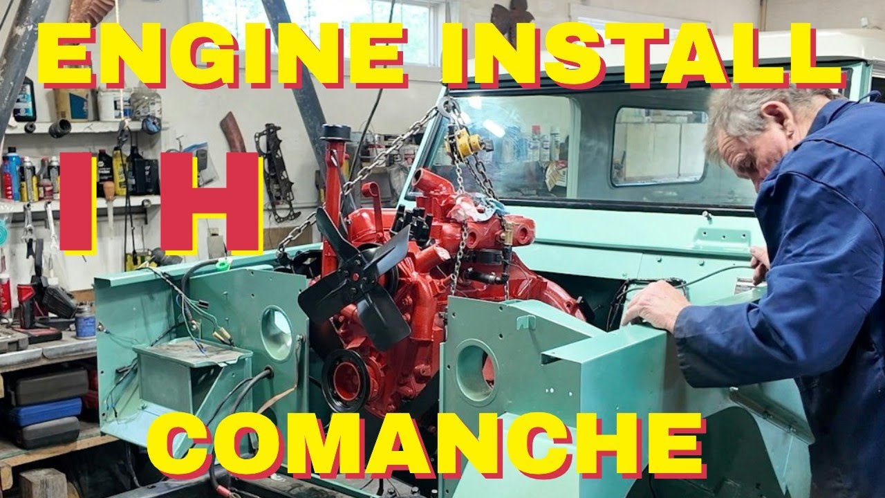 Scout Restoration Yukon:  Comanche Engine Installation