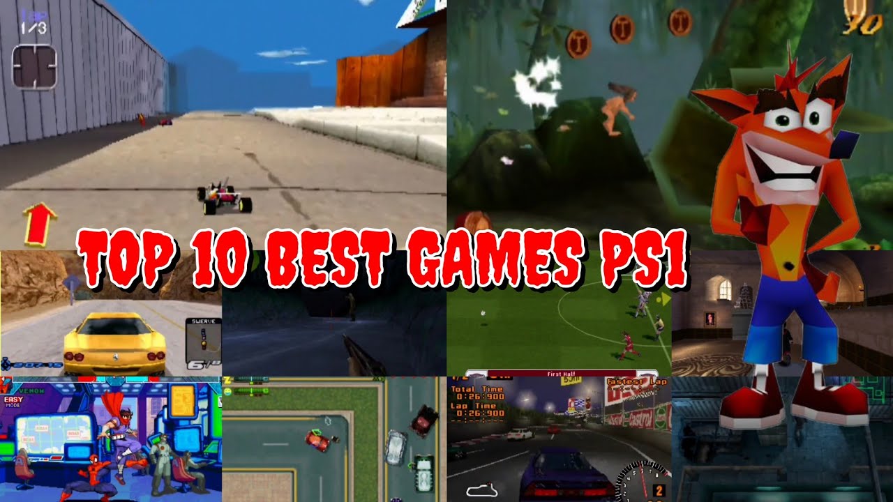 Top 10 Best Games PS1 of All Time | NOSTALGIA 🥺