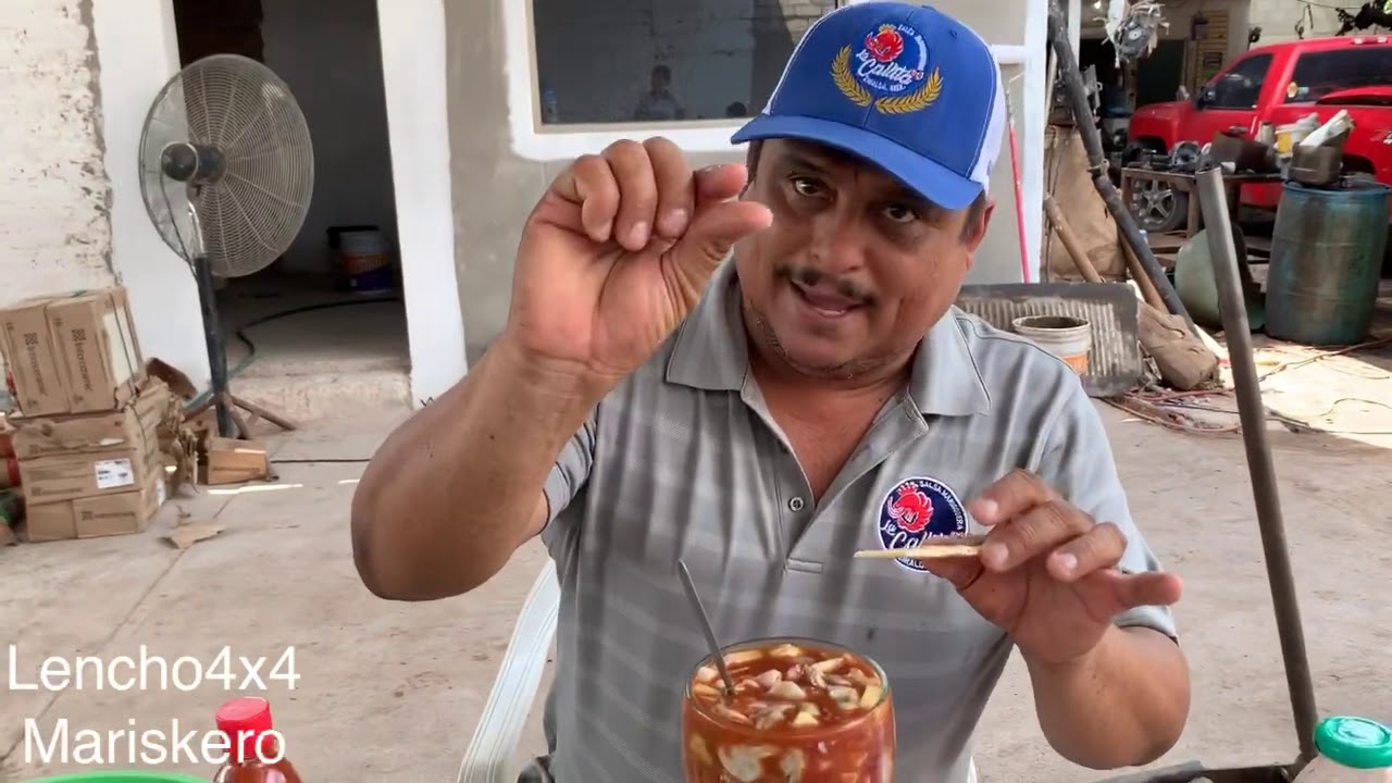 Un cóctel de ostiones desde el taller el marisquero los saluda