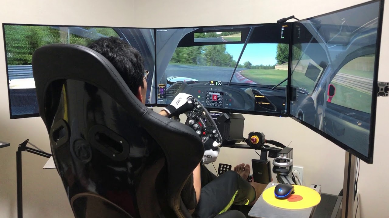 Fanatec DD2/Profile sim rig Play Iracing#2 recording iphone8PLUS